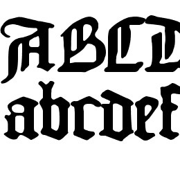 1454 Gutenberg Bibel Font File