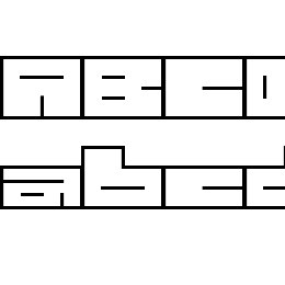 1B_MAZE-white Font File