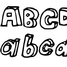 3D Font File