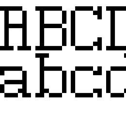 5Pixwriter Font File