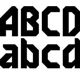 7ABL3 Font File