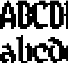 8-bit Limit (BRK) Font File