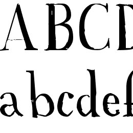 A Font with Serifs Font File