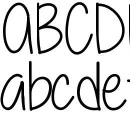 A little sunshine Font File