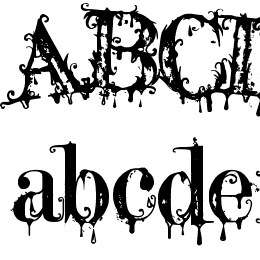 A Lolita Scorned Font File