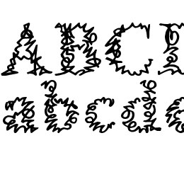 a Morris line Font File