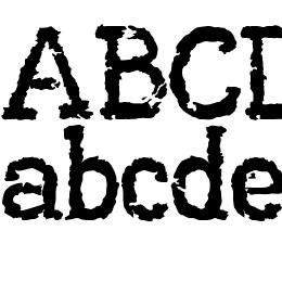 AA Typewriter Font File