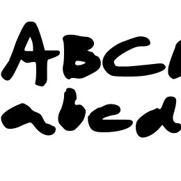 Aaron with a Marker Font File