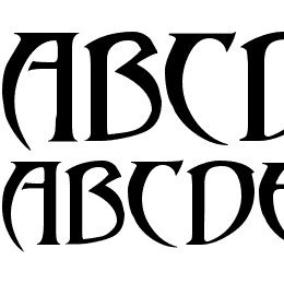 Abaddon! Font File