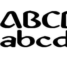 Abbey-Medium Extended Font File