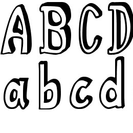 abc 3D Font File