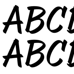 ABOVEA VERSION Font File