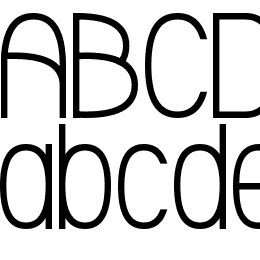 ABRICOS 7 Font File