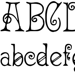 Acadian! Font File