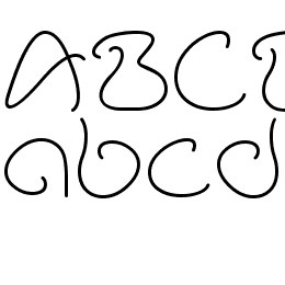 Accent Wet Noodle Font File