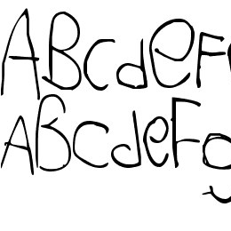 Acki Preschool Font File