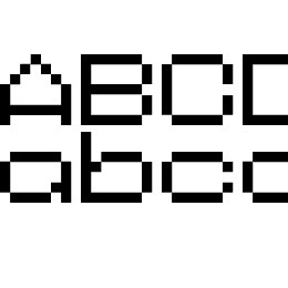 AddWBitmap09 Font File