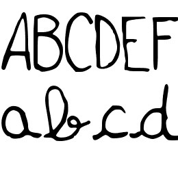 Adenote Font File