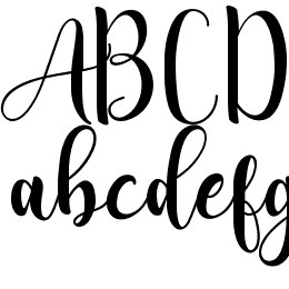 Adreena Script Demo Regular Font File