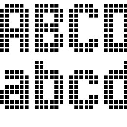 Advanced LED Board-7 Font File