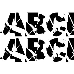 aerial demented Font File