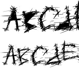 Aggressive Angry Baby Killer Font File