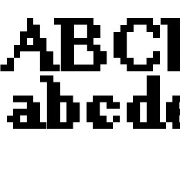 AGSFontSetSerif Font File