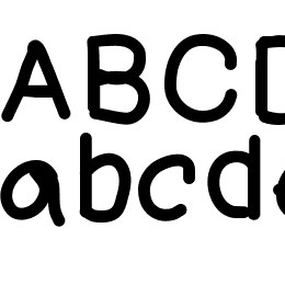 AJCoolBeans Font File