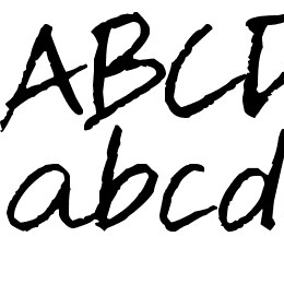 Aji Hand Font File