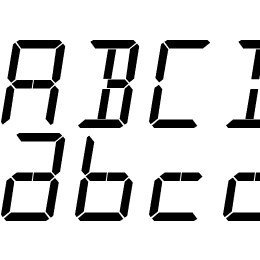 alarm clock Font File