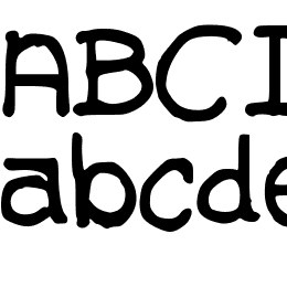 Alex Handwriting Font File