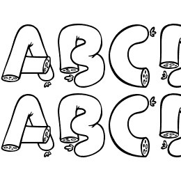 Alpha Sausage Font File