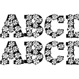 AlphaFlowers Font File