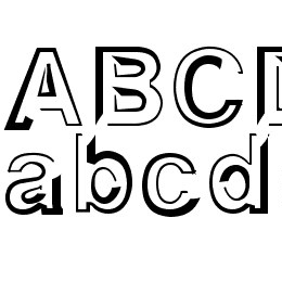 AlphaSevenTeen Font File