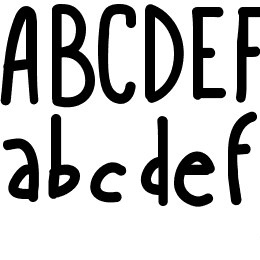 AManoBoldensada Font File