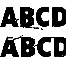 Amateur Dirty Font File