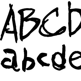 AmazHand_First Font File