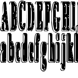 An irritating speck Font File