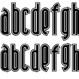 AndironOutline Font File