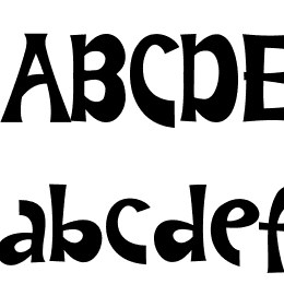 Andrea Karime altas y bajas Font File