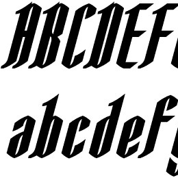 AngloYsgarth Bold Italic Font File