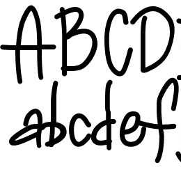 AniHappyDays Font File