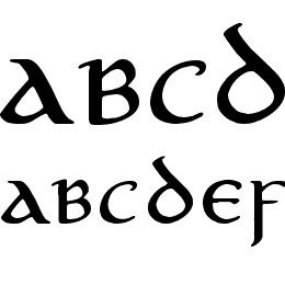 Aniron Font File