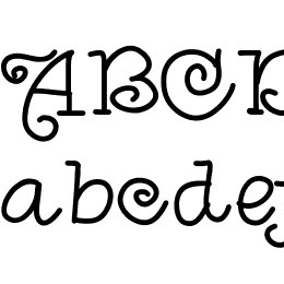 AniShoulder Font File