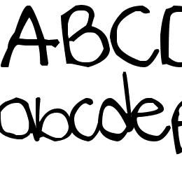 Annoyed Teenager Font File