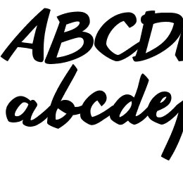 another shabby Font File