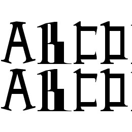 Antioch Font File