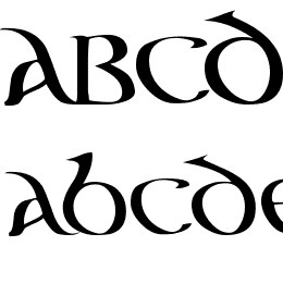 Aon Cari Celtic Font File