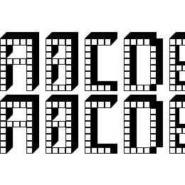 Arcade Boxes Font File