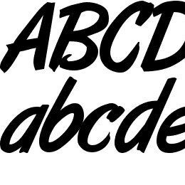 ArtBrush Medium Font File